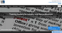 Desktop Screenshot of management-forum.co.uk
